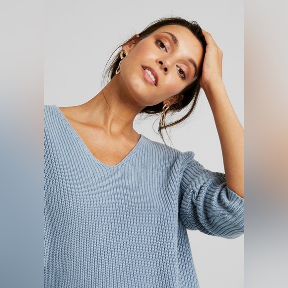 Part Two Petronas Pullover in Daisy Blue - Picture 4 of 8